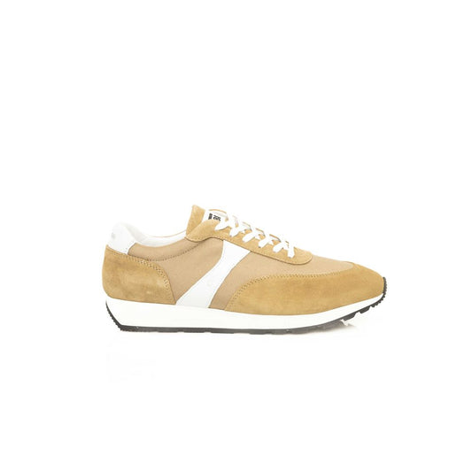 Cerruti 1881 Beige kalvskinn Sneaker för män