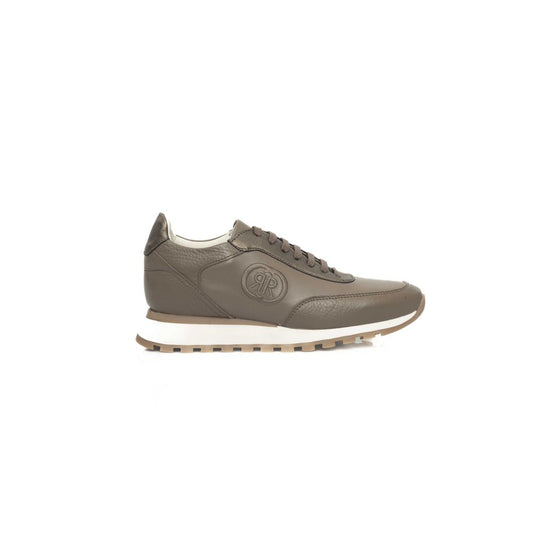 Zapatillas Cerruti 1881 de piel beige para mujer