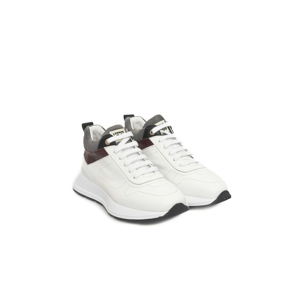 Zapatillas Cerruti 1881 de piel blanca para mujer