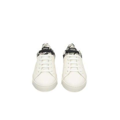 Cerruti 1881 White Leather Men's Sneaker