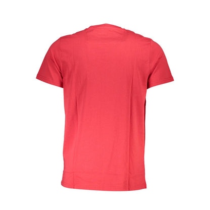 Camiseta de algodón roja de la clase Cavalli