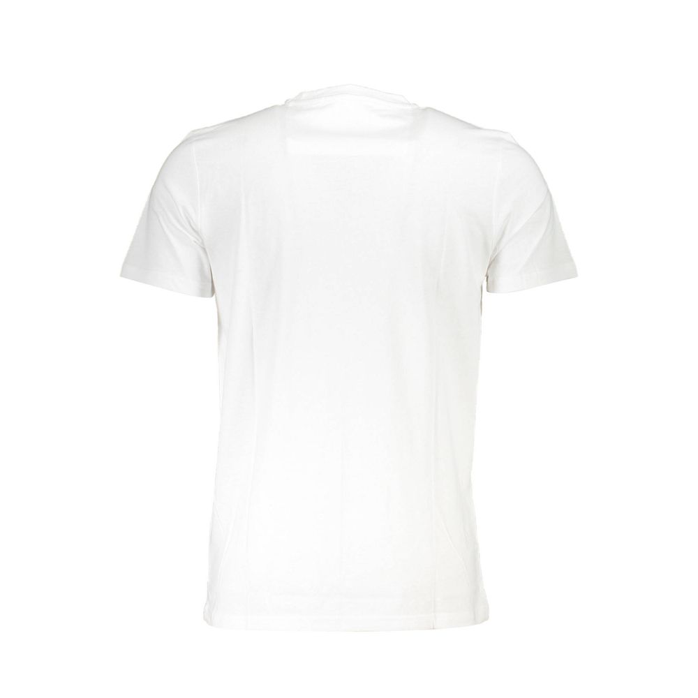 Cavalli Class White Cotton T-Shirt