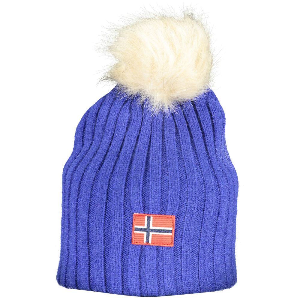 Sombrero de poliéster azul de Noruega 1963