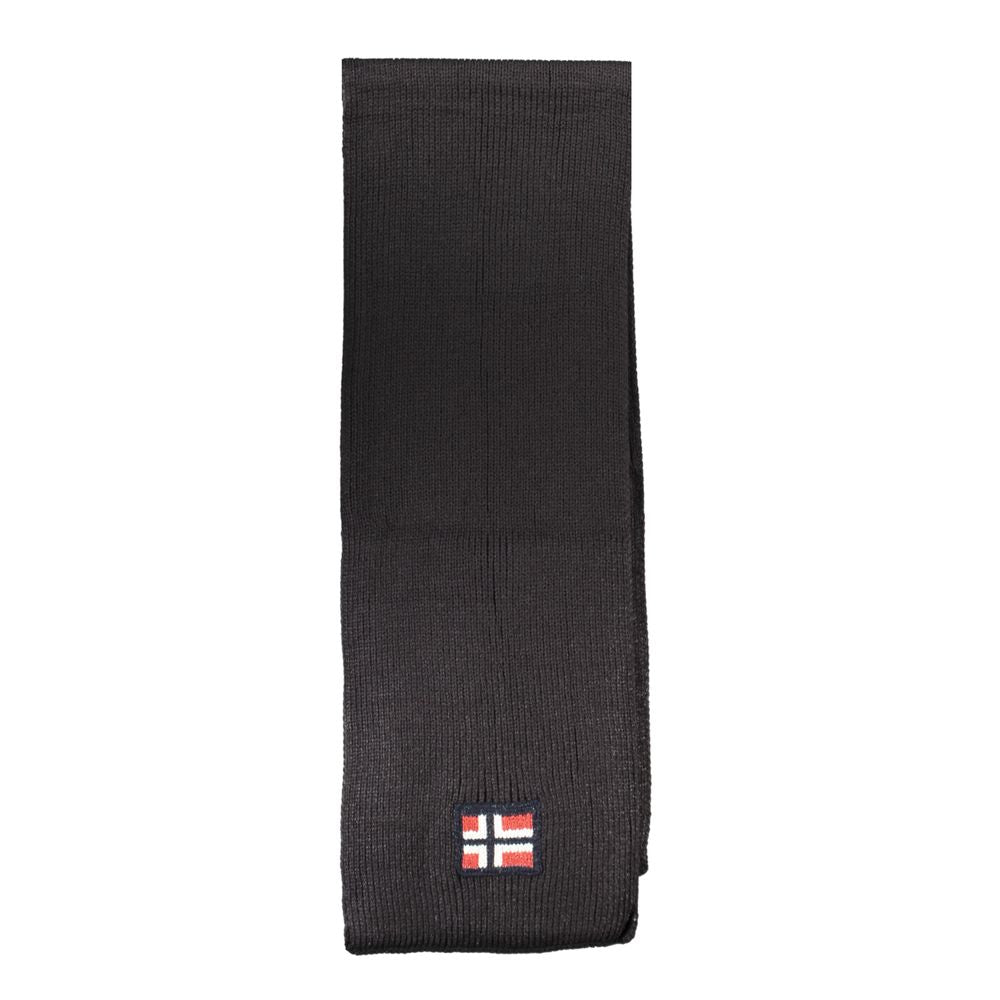 Norway 1963 Black Acrylic Scarf