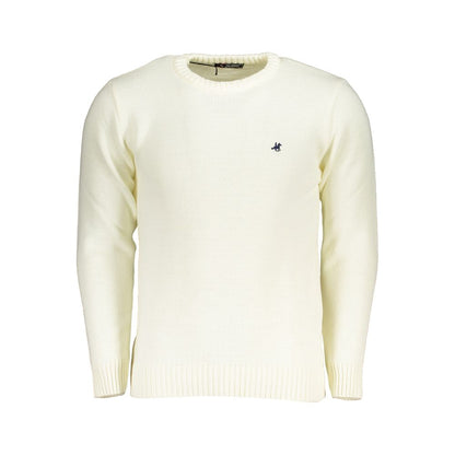 U.S. Grand Polo White Fabric Sweater