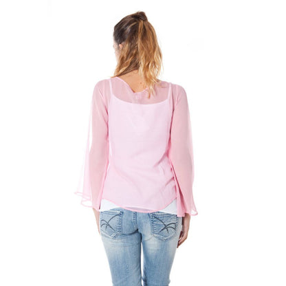 Camisetas y blusas de seda rosa de Phard