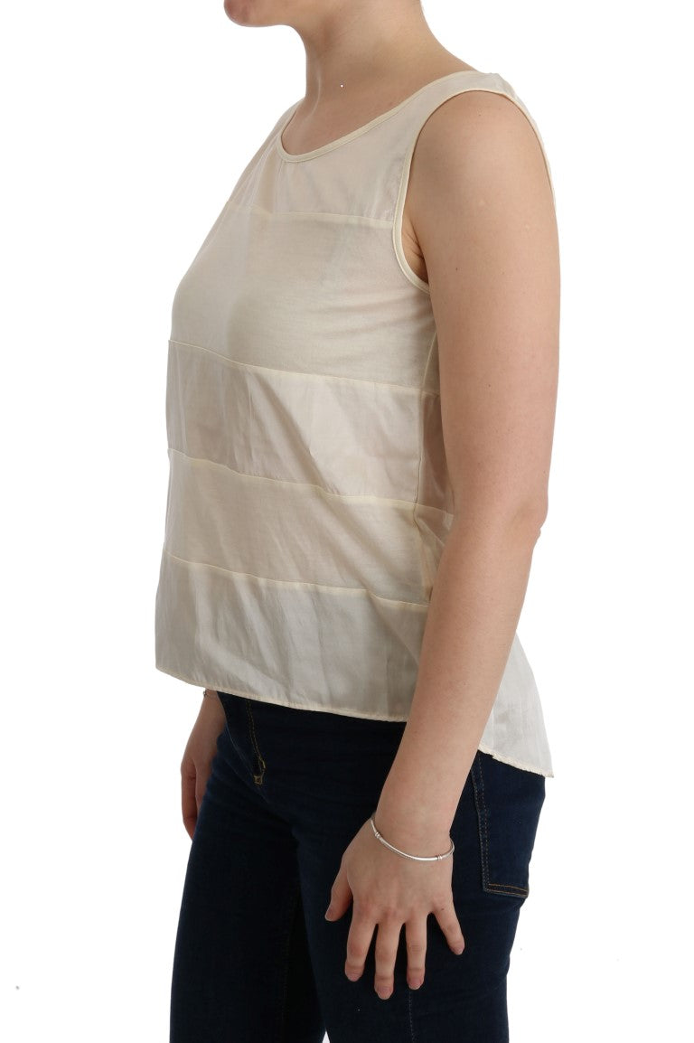 Kostym National Beige Ärmlös Modal Top - Elevated Basics