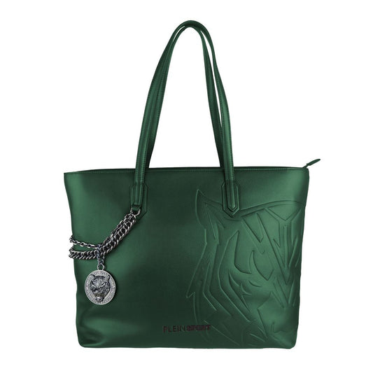 Bolso de hombro verde Plein Sport