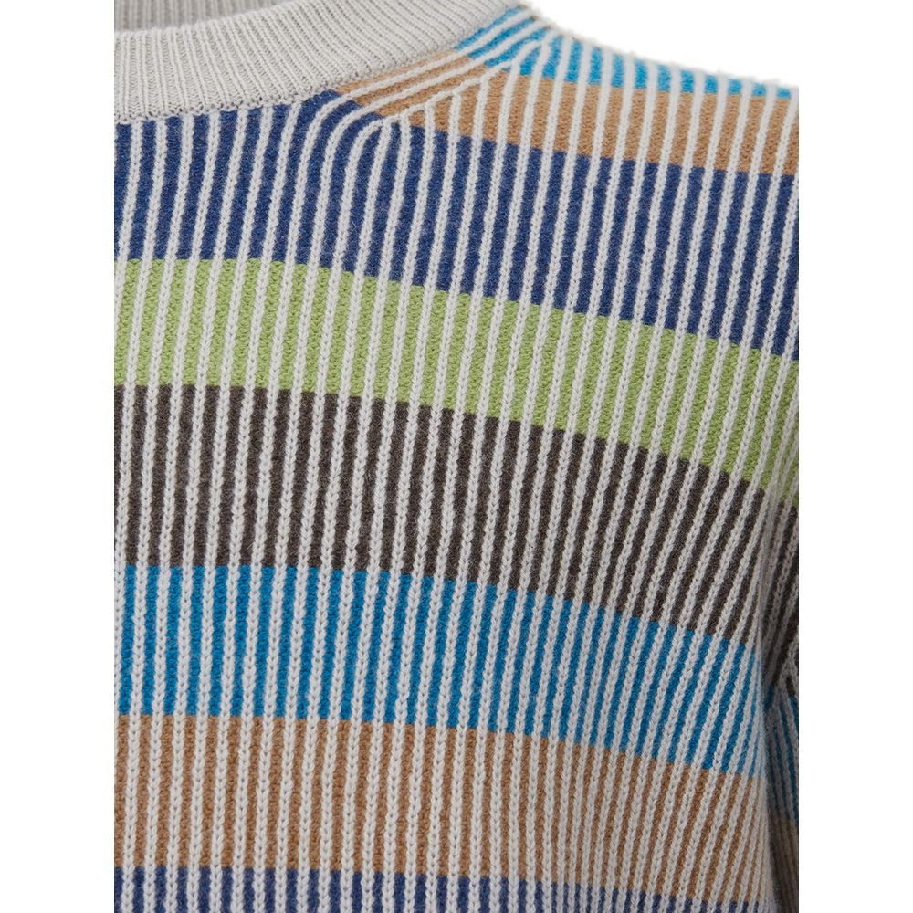 Gran Sasso Elegant Multicolor Cashmere Sweater for Men