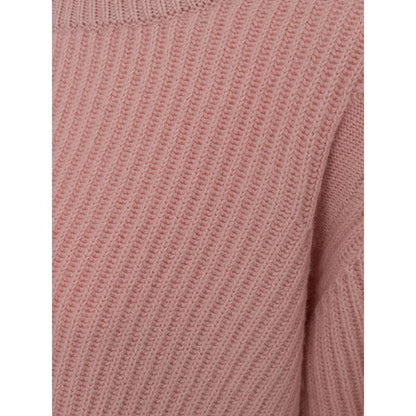 Blusa elegante de cachemira rosa de Malo: deléitese con el lujo suave