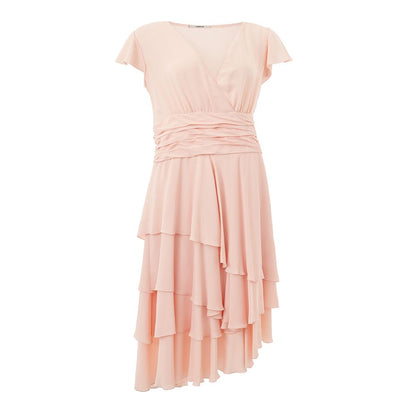 Lardini Elegant Pink Acetate Dress