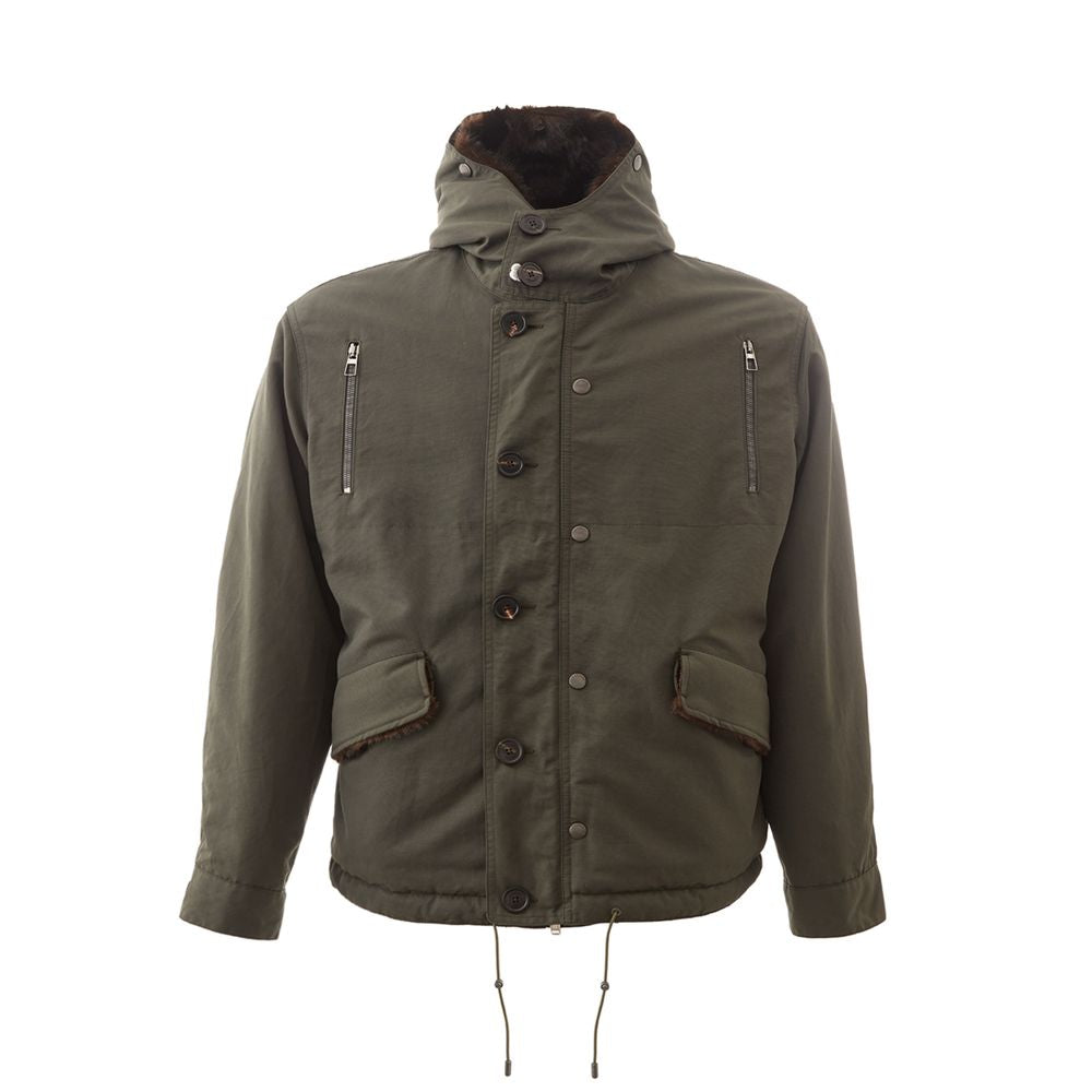 Chaqueta militar elegante de algodón Lardini para hombre