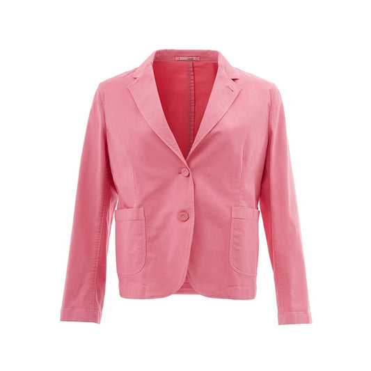 Chaqueta elegante de algodón rosa Lardini para ella