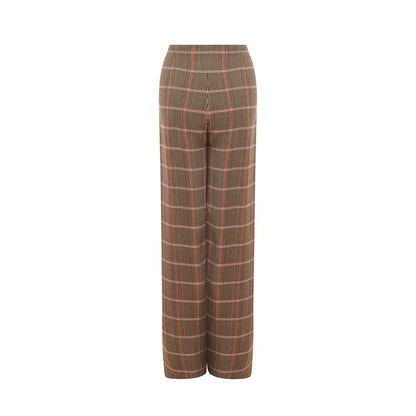 Lardini Elegant Brown Viscose Pants for Women