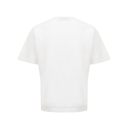 Dsquared² Elegant vit t-shirt i bomull för snygga kvinnor