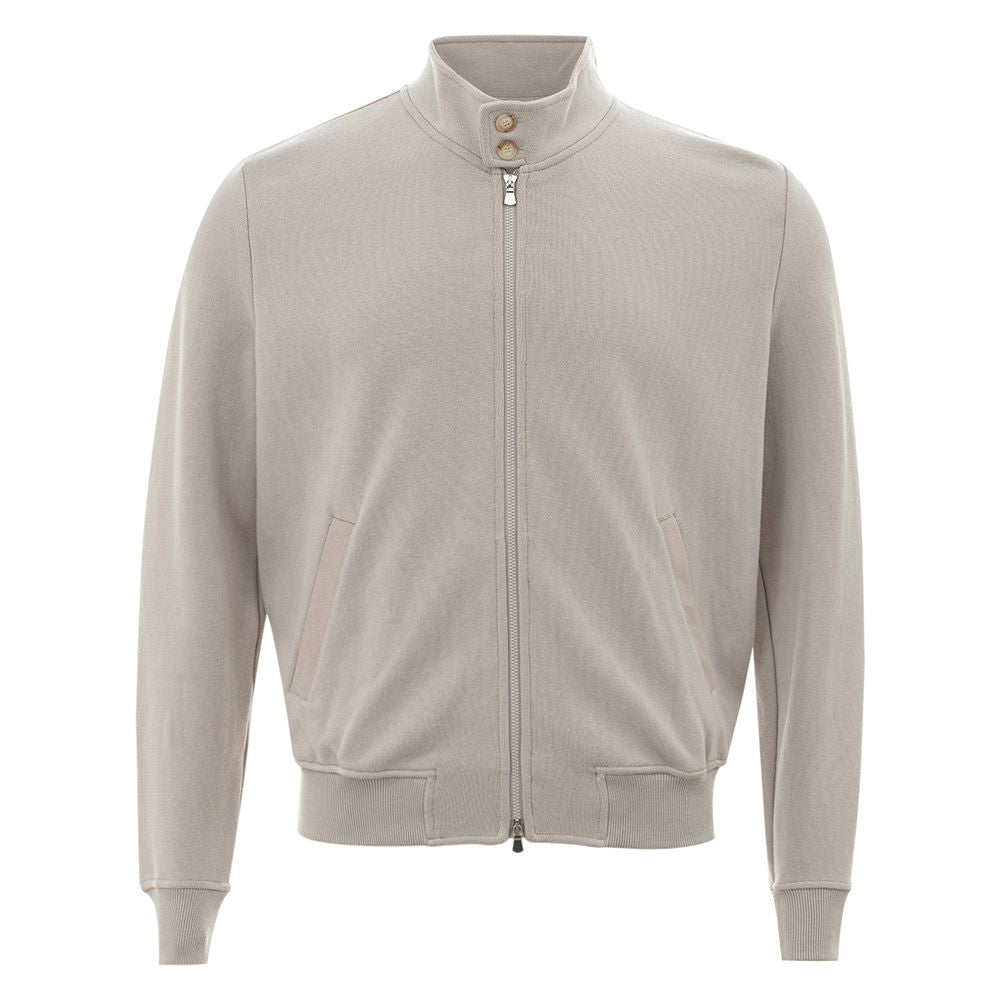 Cárdigan de algodón beige Gran Sasso para hombre