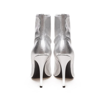 Giuseppe Zanotti Silver Läderstövel