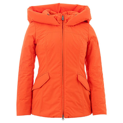 Chaqueta elegante de poliéster color naranja Peuterey para mujer