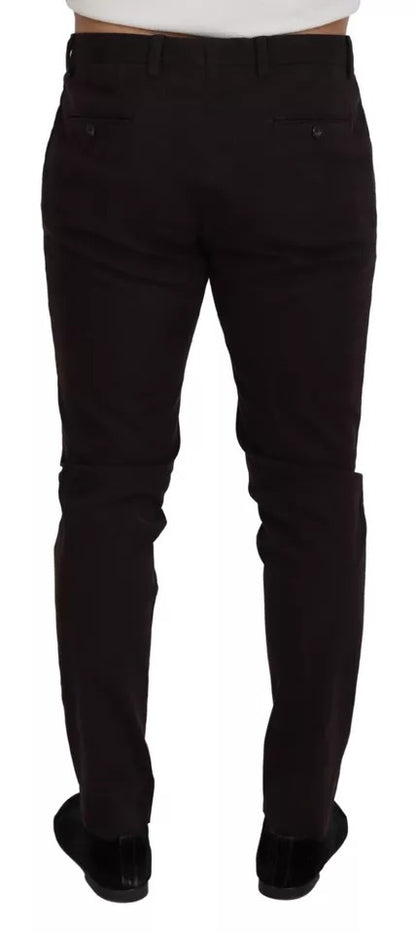 Dolce &amp; Gabbana Bruna Skinny Men Stretchbyxor i bomull