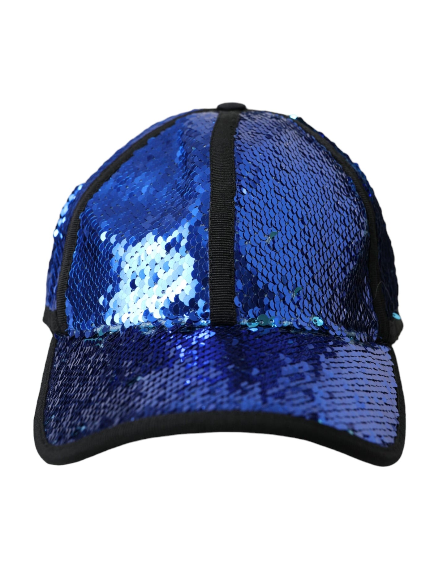 Gorra de béisbol con lentejuelas azul real de Dolce &amp; Gabbana para hombre