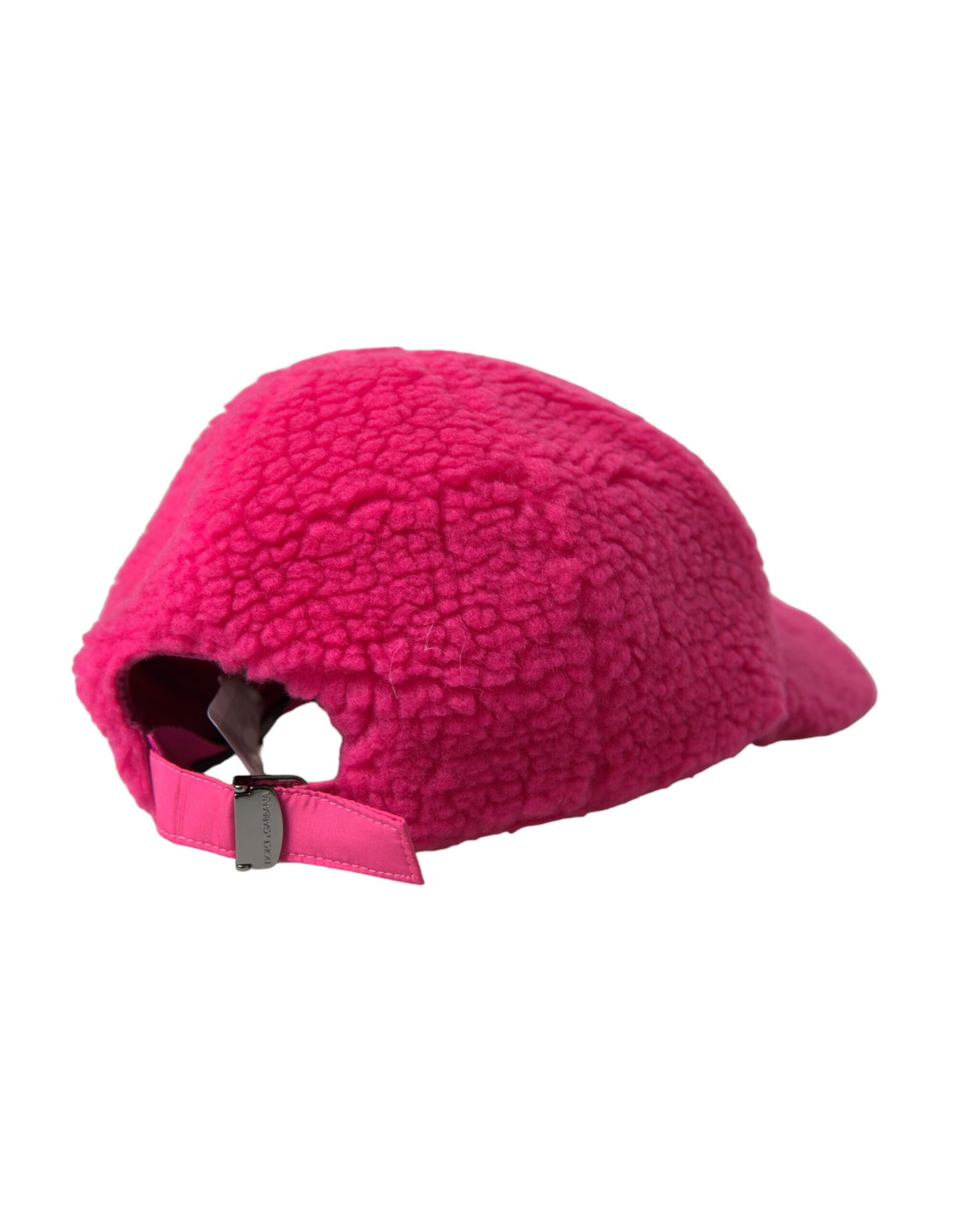 Gorra de béisbol de felpa polar rosa de Dolce &amp; Gabbana para hombre