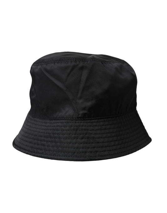 Sombrero de pescador con ala ancha negra de Dolce &amp; Gabbana para hombre