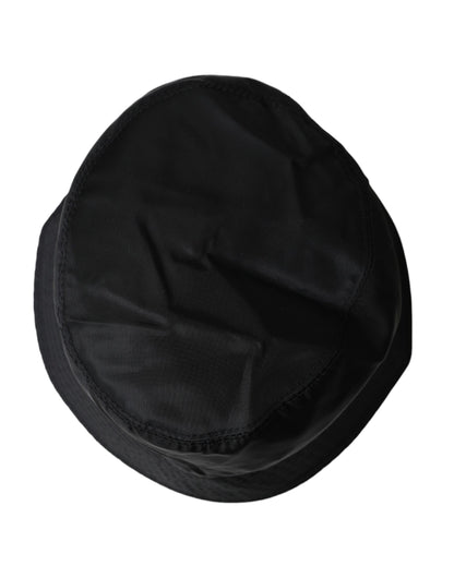 Sombrero de pescador con ala ancha negra de Dolce &amp; Gabbana para hombre