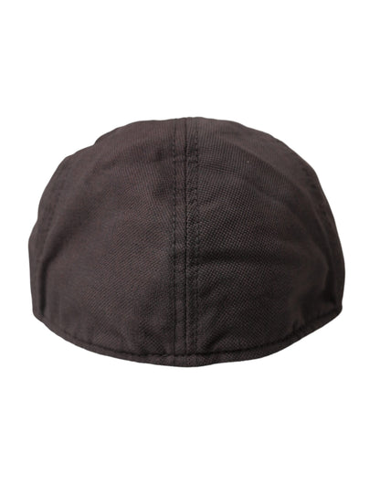 Dolce &amp; Gabbana Gorra Newsboy De Tela De Nylon Marrón Hombre