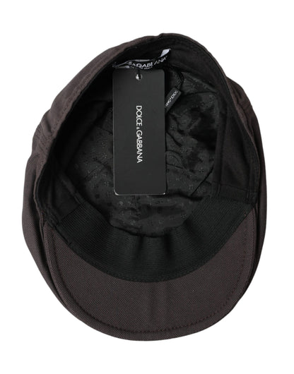 Dolce &amp; Gabbana Gorra Newsboy De Tela De Nylon Marrón Hombre