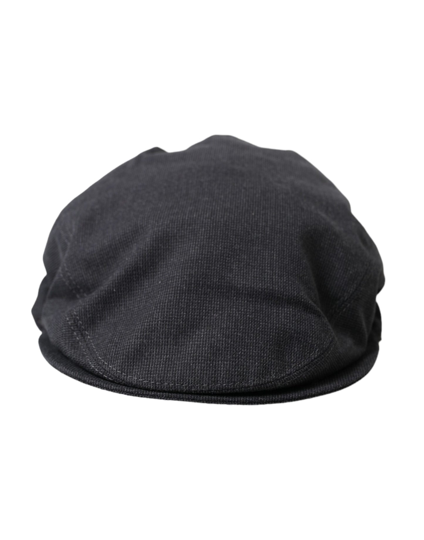 Gorra de vendedor de periódicos de tela de algodón gris Dolce &amp; Gabbana para hombre