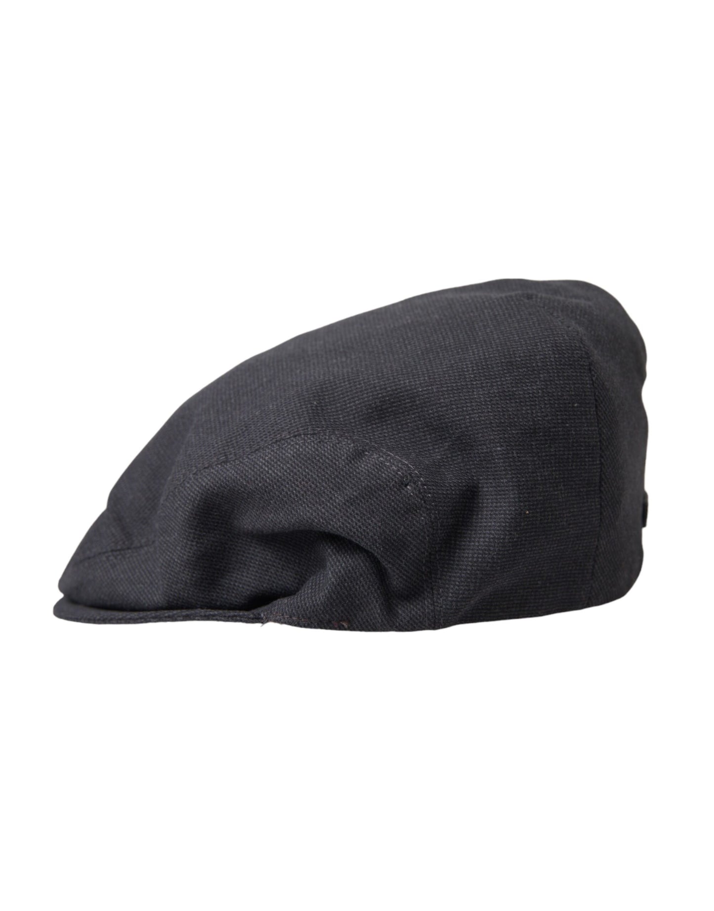 Gorra de vendedor de periódicos de tela de algodón gris Dolce &amp; Gabbana para hombre