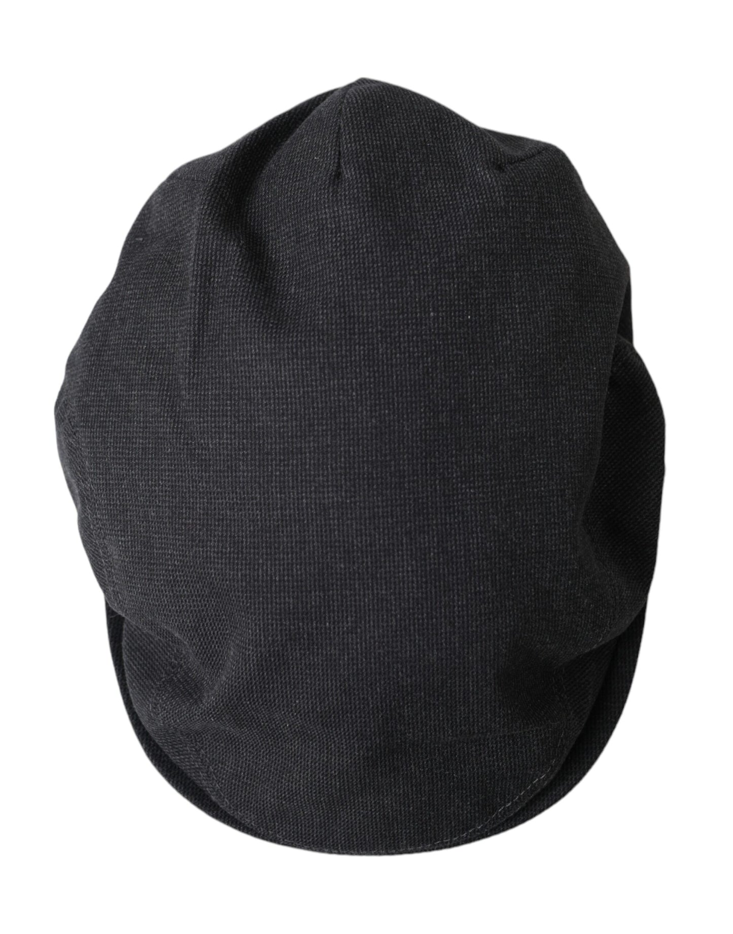 Gorra de vendedor de periódicos de tela de algodón gris Dolce &amp; Gabbana para hombre