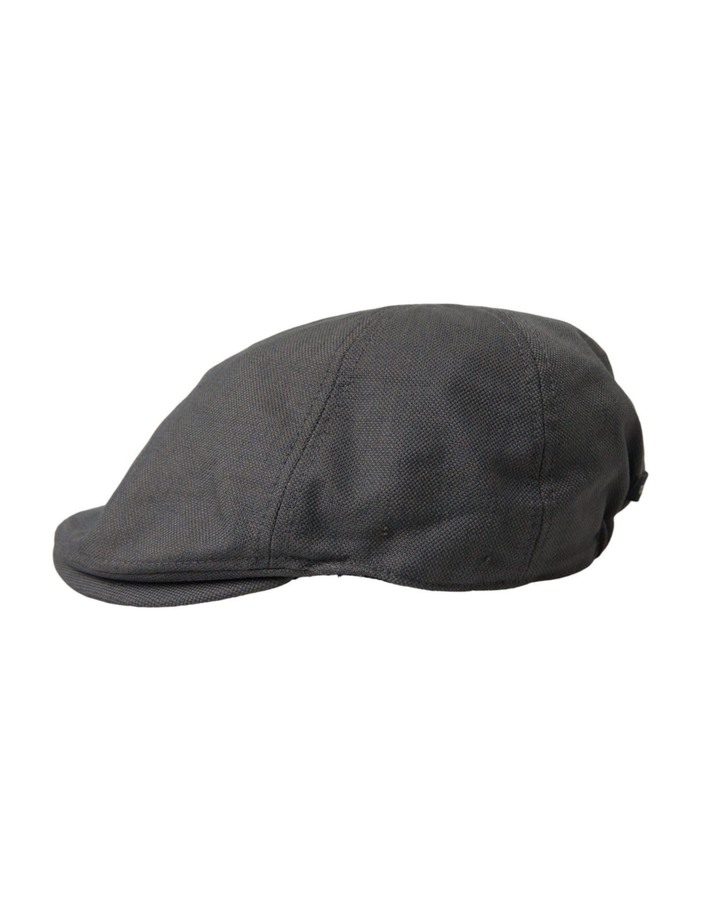 Gorra de vendedor de periódicos Dolce &amp; Gabbana de tela de nailon gris oscuro para hombre