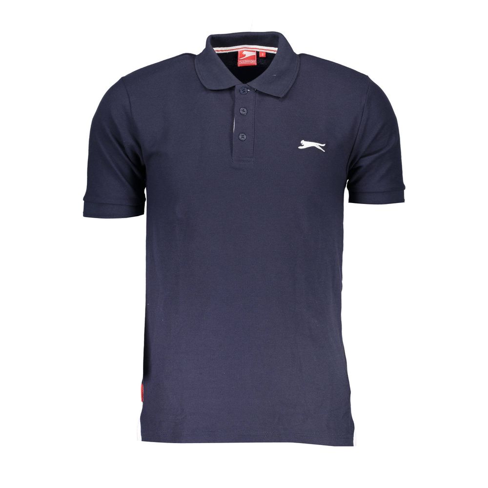 Polo Slazenger de algodón azul