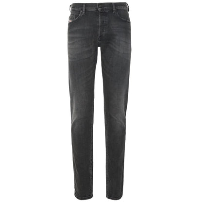 Diesel Black Cotton Jeans & Pant