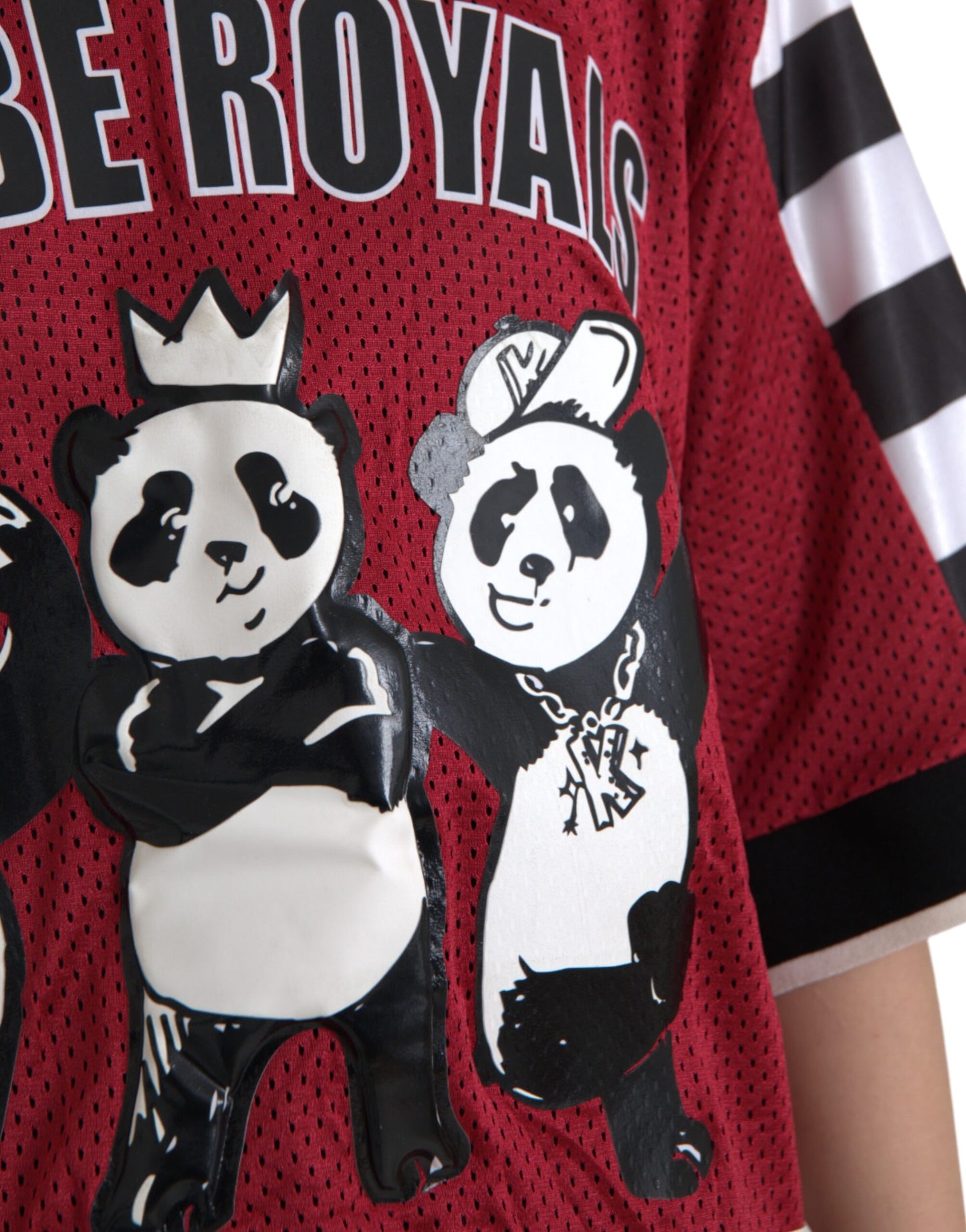 Camiseta extragrande multicolor con panda Royals de Dolce &amp; Gabbana