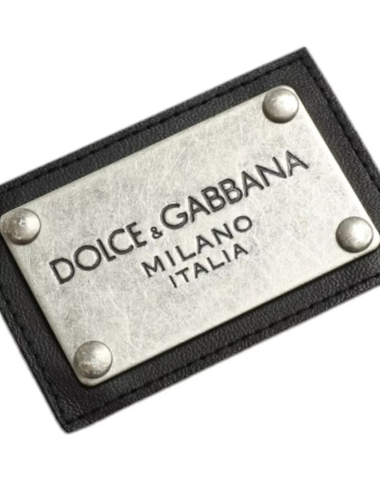 Dolce &amp; Gabbana vit bomullströja med logotyp Tröja