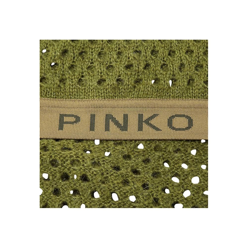 PINKO Green Acrylic Scarf