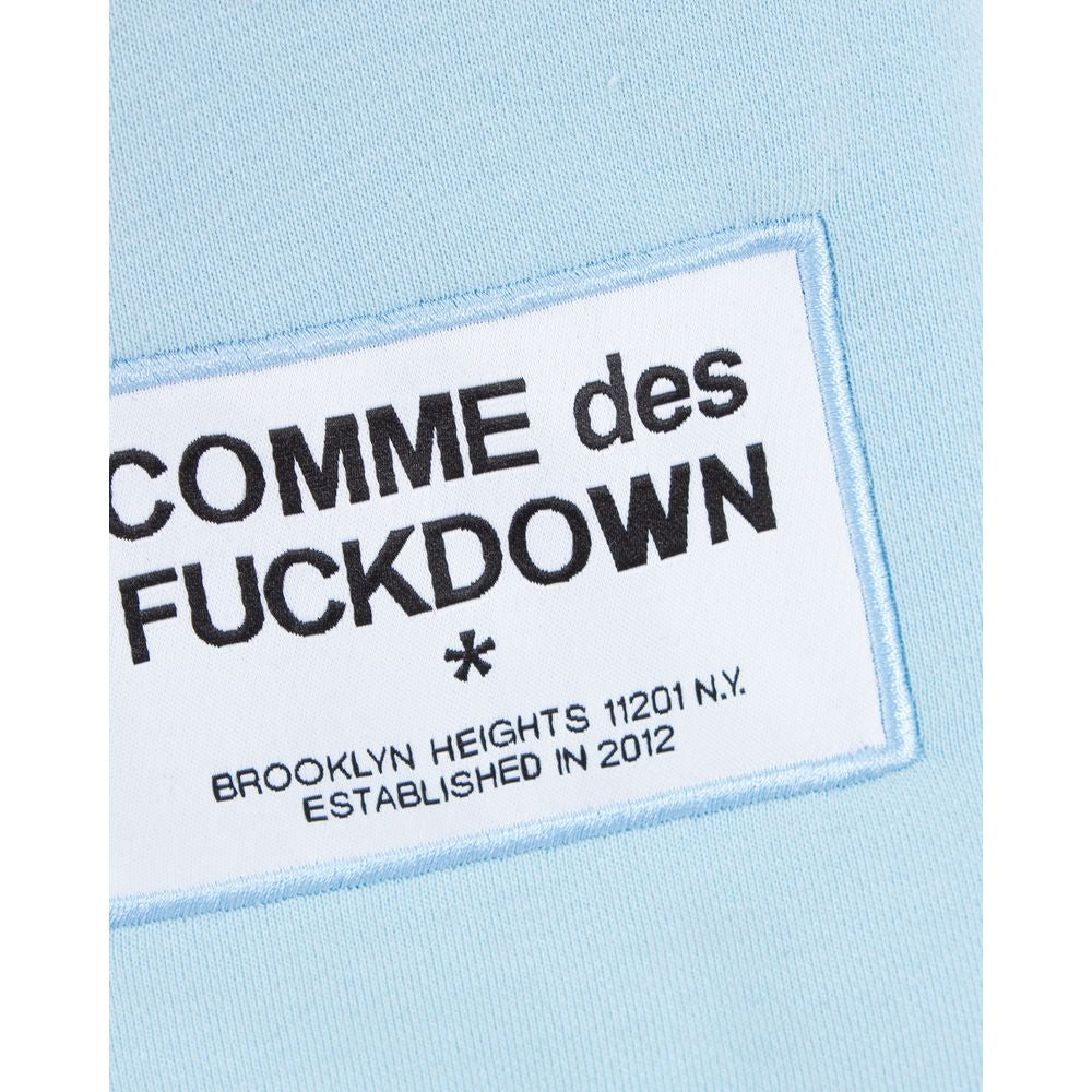 Comme Des Fuckdown ljusblå bomullshorts