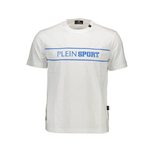 Camiseta de algodón blanca para hombre de Plein Sport