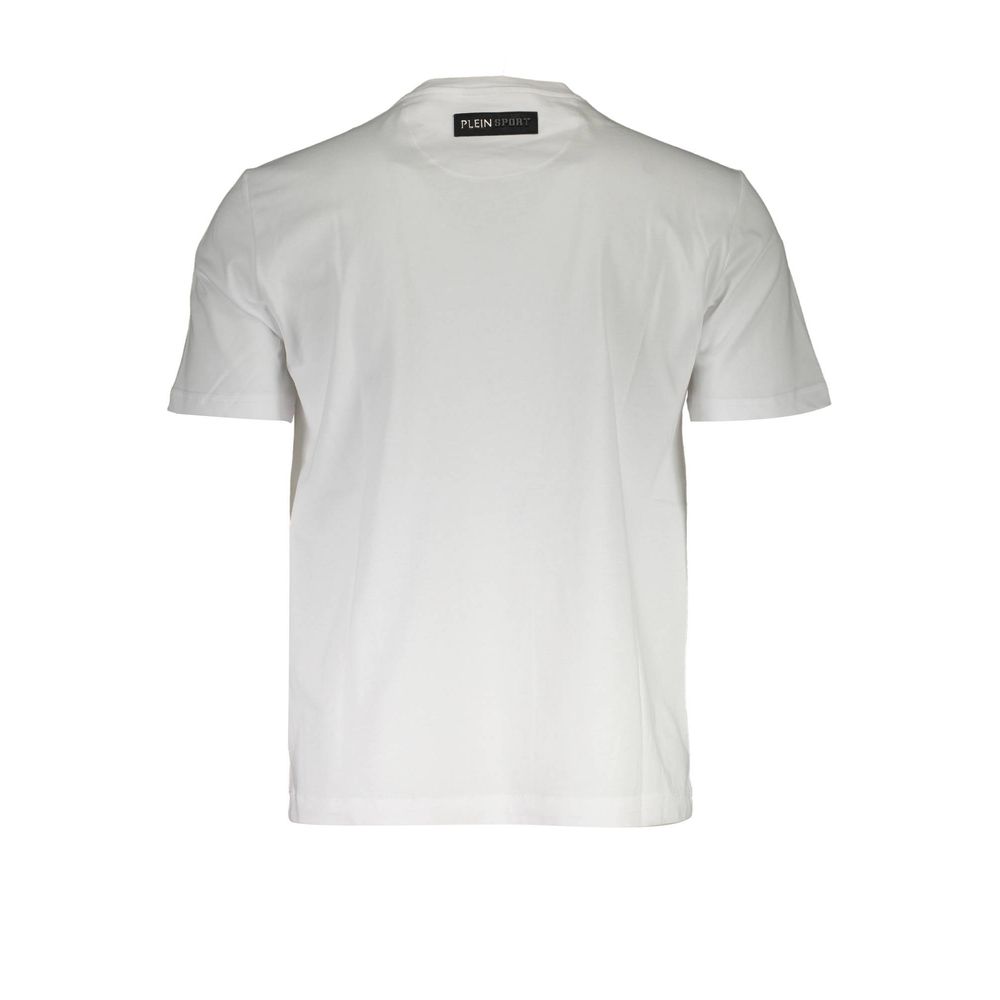 Camiseta de algodón blanca para hombre de Plein Sport