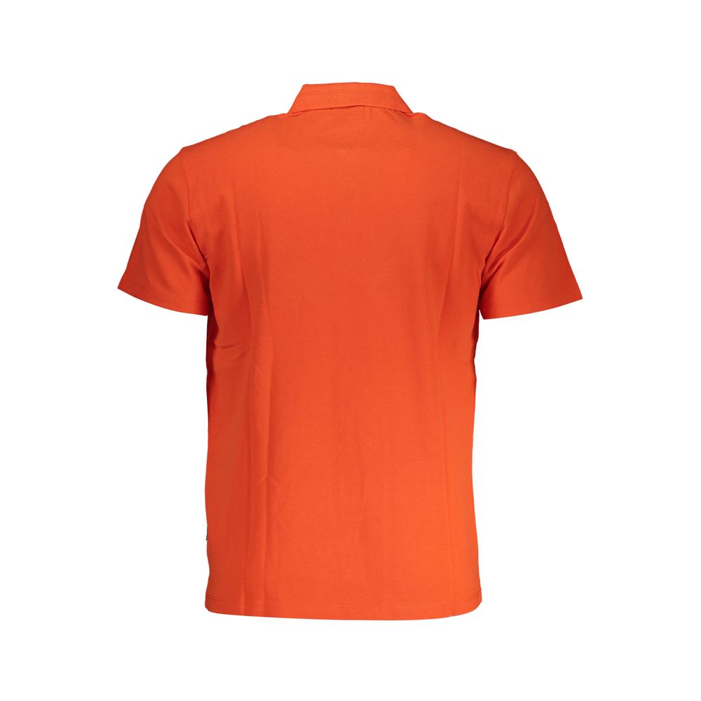 Polo Napapijri de algodón rojo para hombre