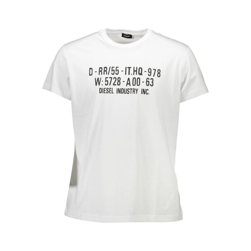 Diesel vit bomull herr T-shirt