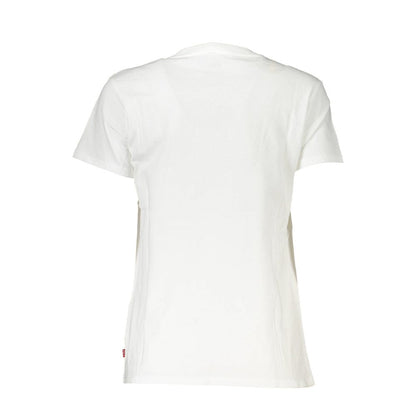 Levi's White Cotton Tops & T-Shirt