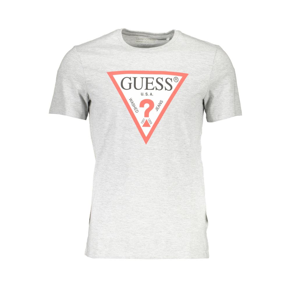 Guess Jeans Grå bomull män T-shirt