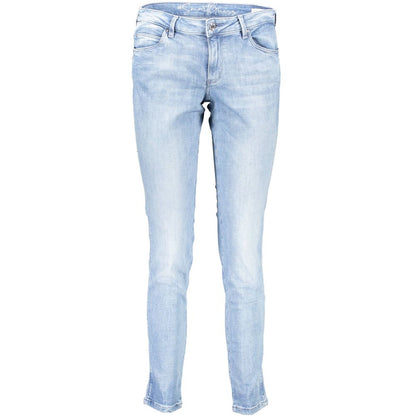 Vaqueros Guess Jeans de algodón azul claro para mujer