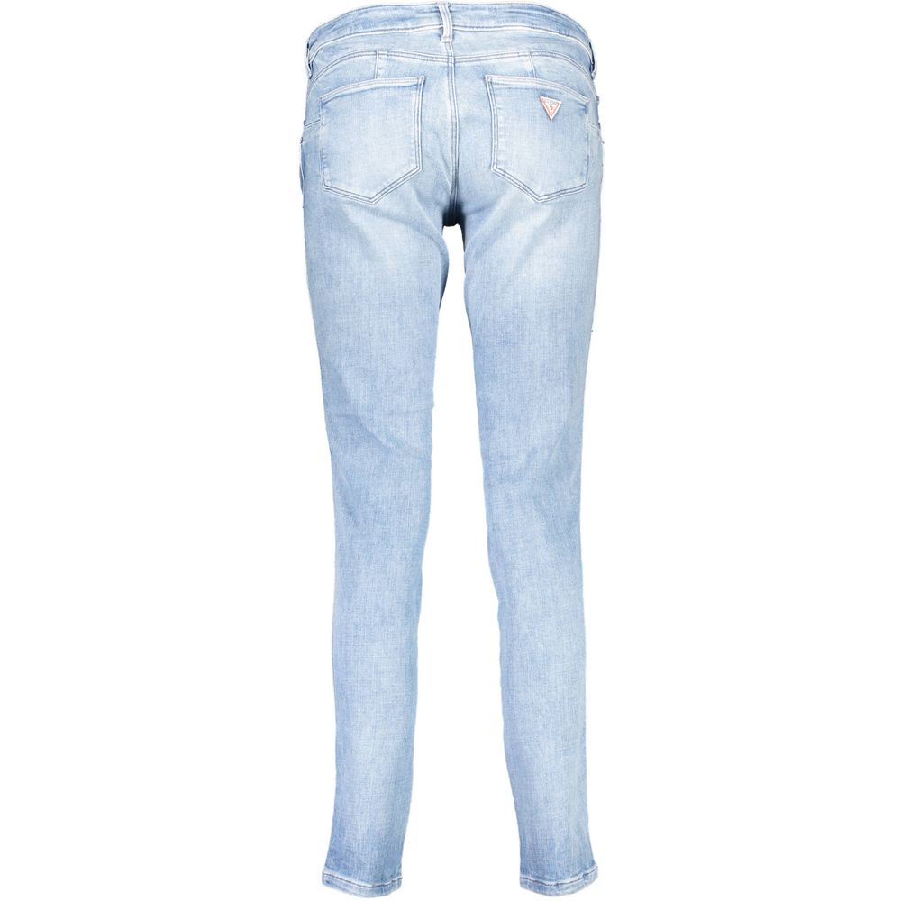 Vaqueros Guess Jeans de algodón azul claro para mujer