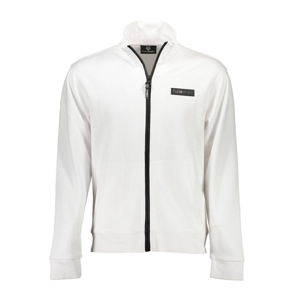 Suéter blanco de algodón para hombre de Plein Sport