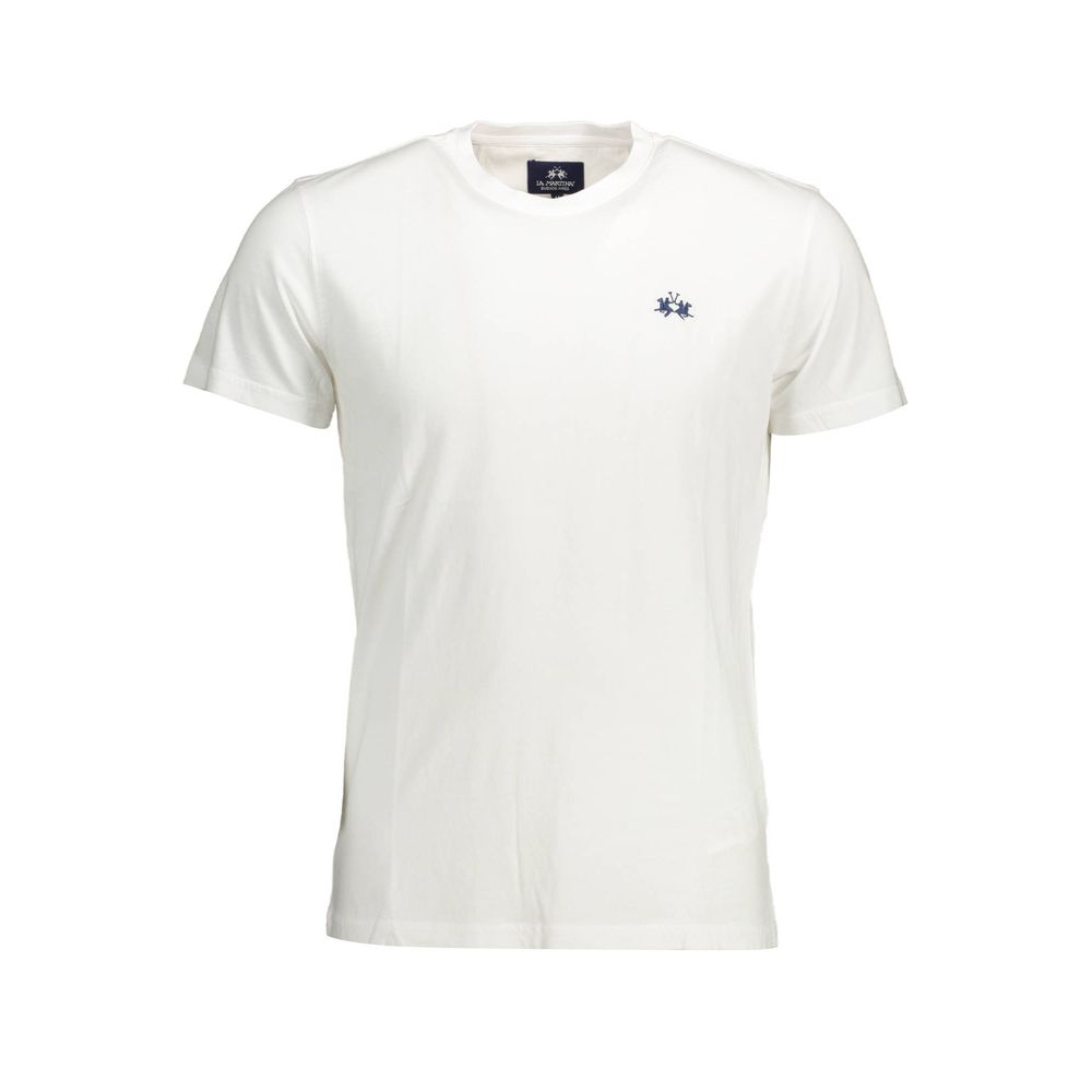 Camiseta de algodón blanca para hombre La Martina