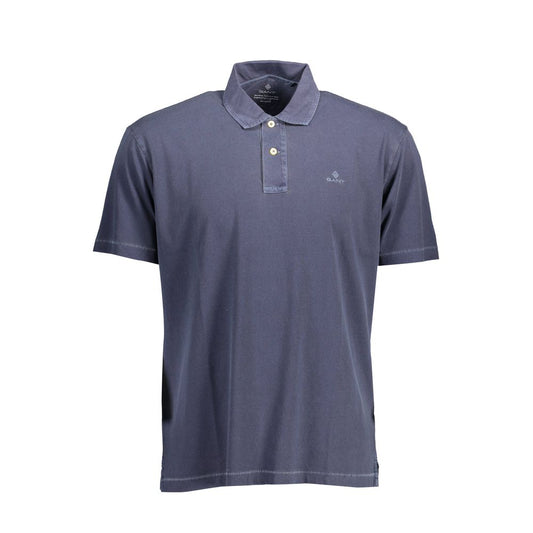 Polo de algodón azul Gant para hombre